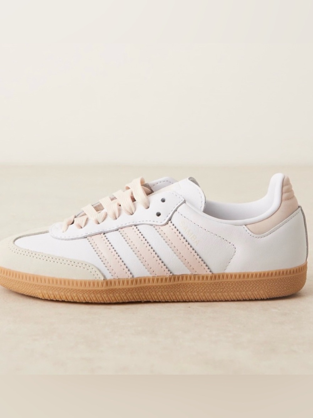adidas Samba OG Cloud White / Wonder Quartz / Gum size 10 NWT
